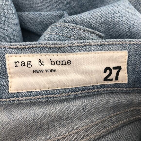 Rag & Bone Ankle Skinny with Raw Hem - Celeste - 27 - Picture 2 of 12